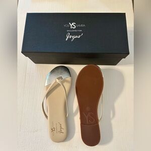 Yosi Samra Metallic Flip Flop